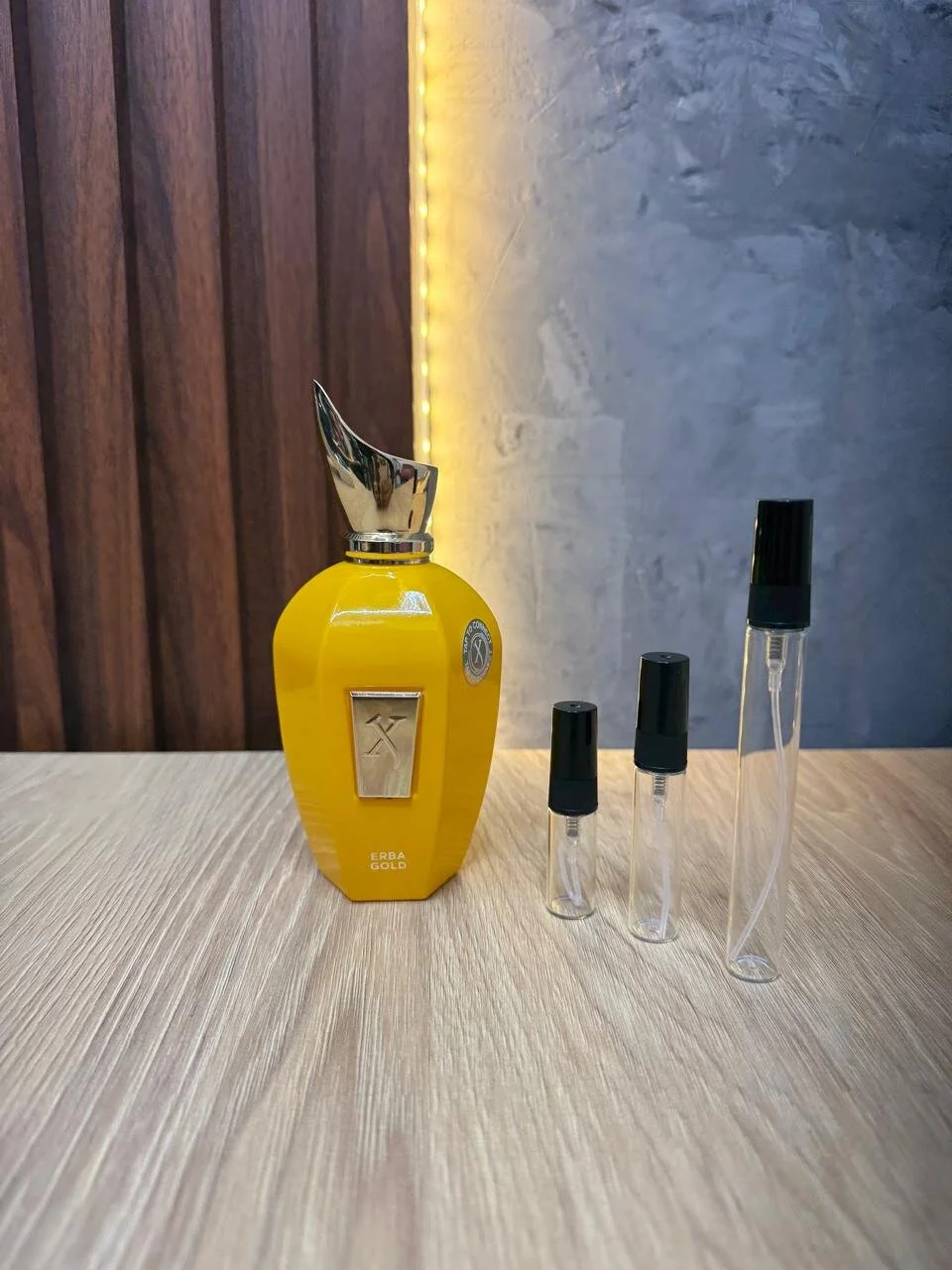 Erba Gold de Xerjoff con decants